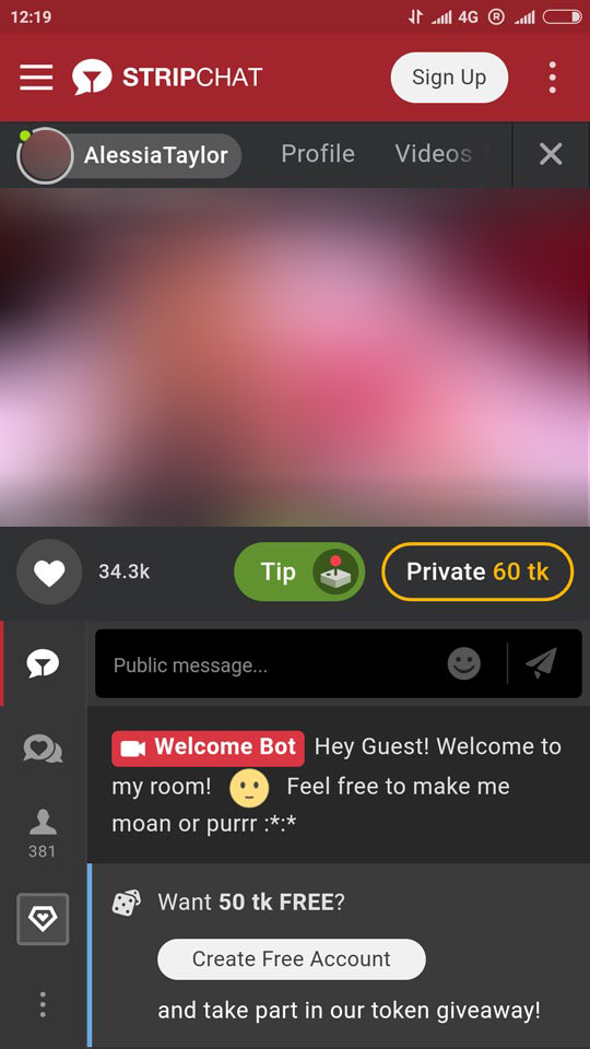 Chat gratis de Stripchat APK